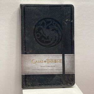 Game of Thrones House Targaryen Journal Ruled Lined Journal With Pocket NEW